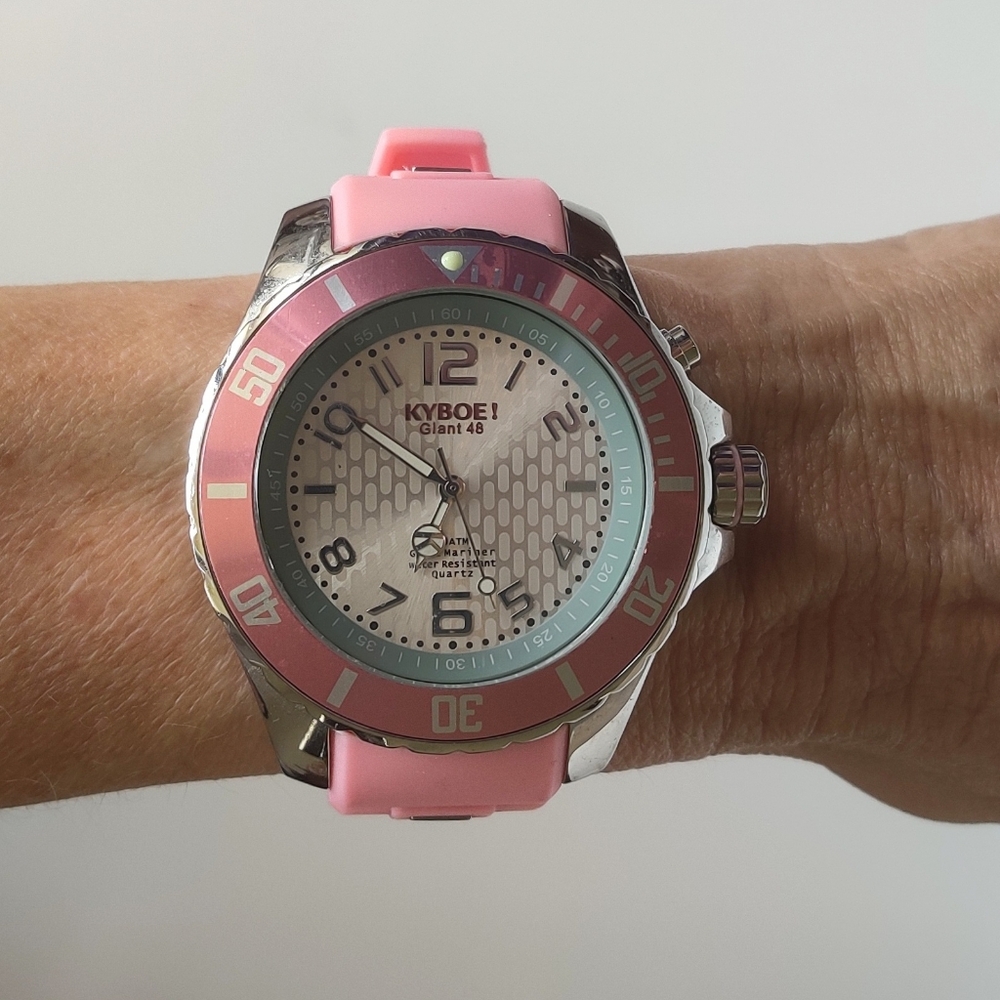 KYBOE! Giant Mariner 48mm Pink Watch